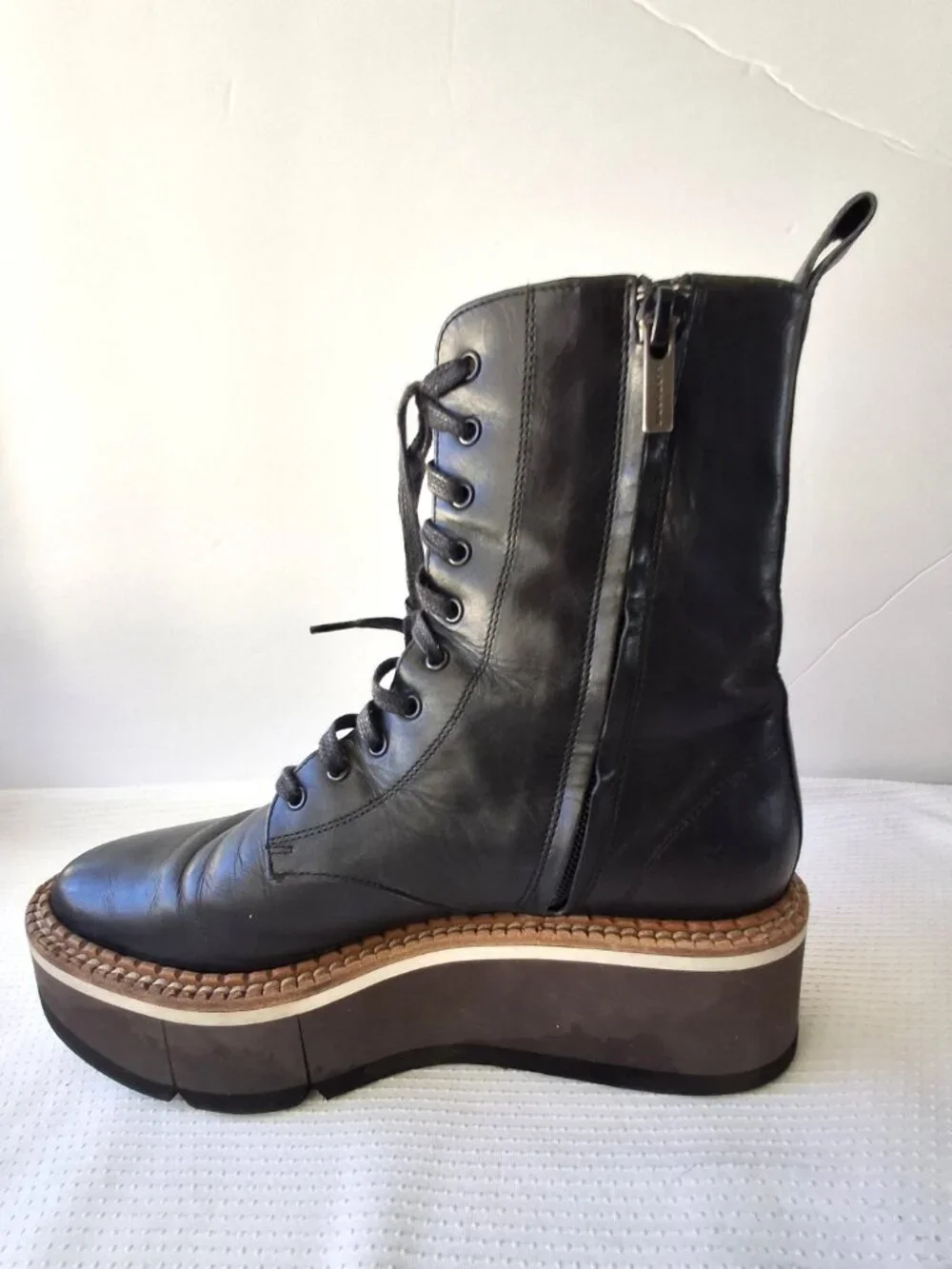 Clergerie Paris Black Leather 